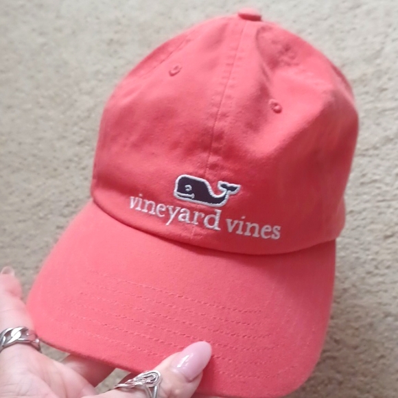 Vineyard Vines Accessories - Vineyard Vines Coral Adjustable Hat